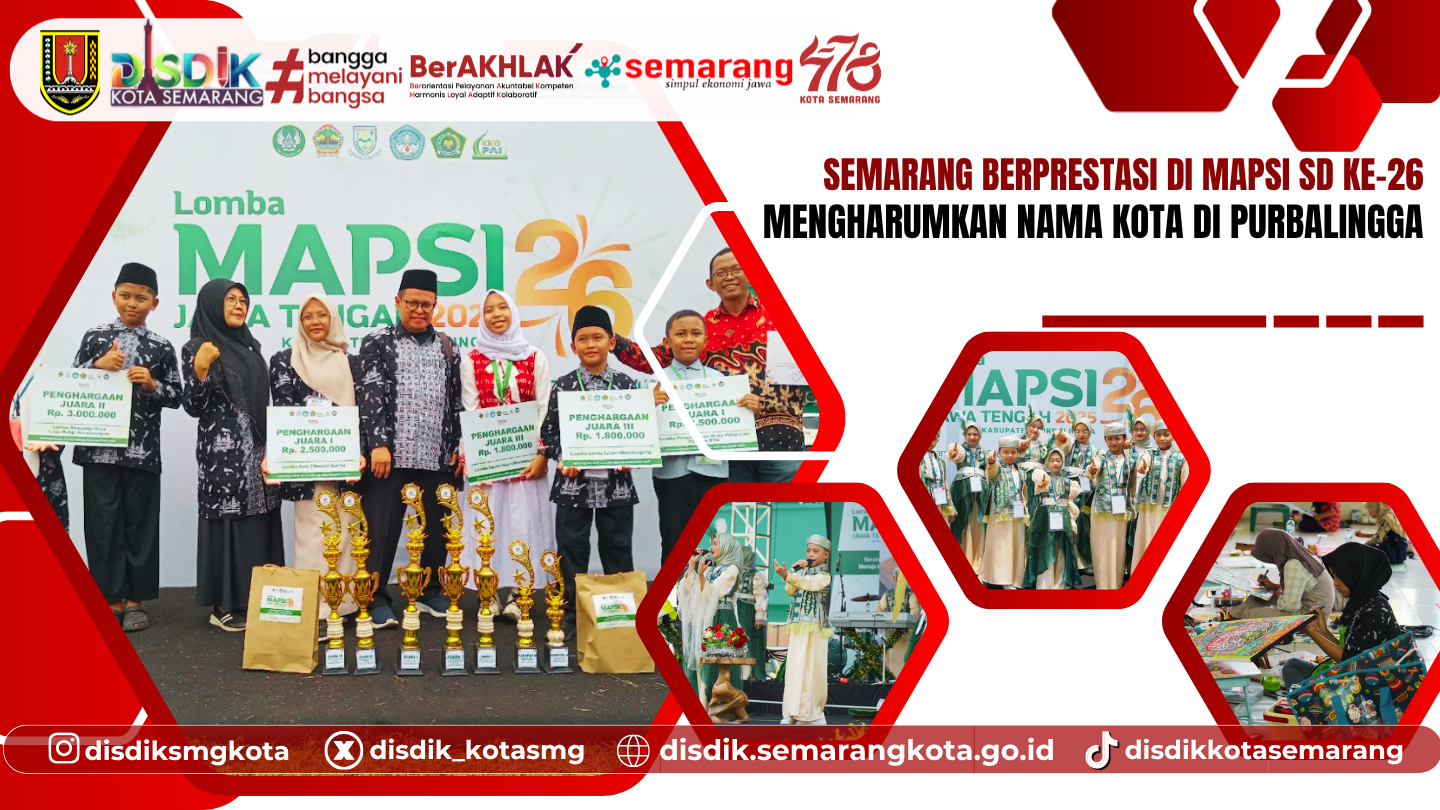 Kafilah Kota Semarang Raih Prestasi Gemilang di Lomba MAPSI ke-26 Tingkat Provinsi Jawa Tengah